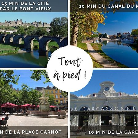 El Marty - Central - Climatisation - Parking Gratuit - Wifi Carcassonne Exterior foto